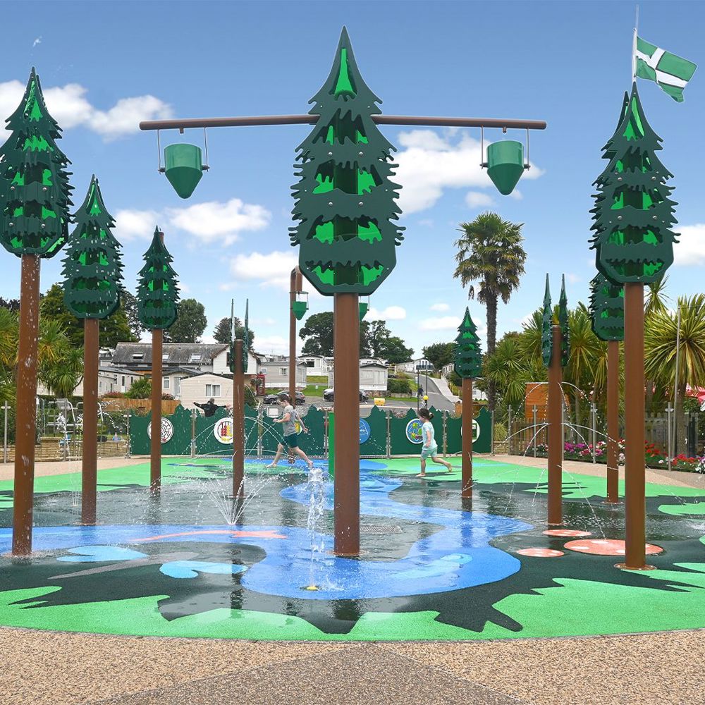 Forest Run Splash Pad - Cofton Holiday Park